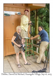 Debbie, Darrell & Michael, Huangshi Village