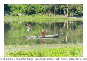 Men in Canoe