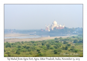 Taj Mahal from Agra Fort