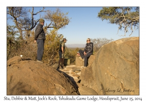 Stu, Debbie & Matt at Jock's Rock