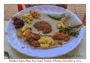 Melaku's Injera Meal