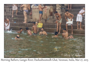 Morning Bathers in the Ganges River