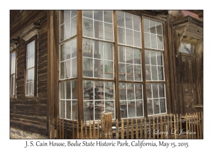 J. S. Cain Residence Window