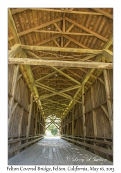 Interior, Felton Covered Bridge