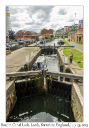 Boat in Canal Locks