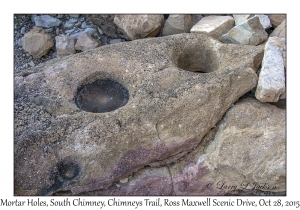 Mortar Holes, South Chimney