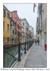 Walkway, Canal & Buildings