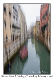 Blurred Canal & Buildings