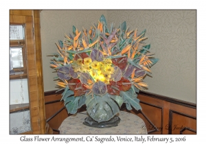 Glass Flower Arrangement