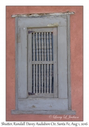 Window Shutter, Randall Davey's Historic Home