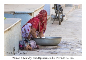 Woman & Laundry