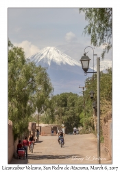 Street & Licancabur Volcano