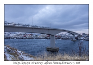 Toppoya to Hamnoy Bridge