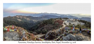 Himalaya Sunrise Panorama