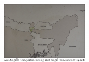 Map, Singalila National Park Headquarters