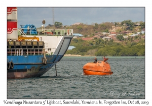 Container Ship 'Kendhaga Nusantara 5' Lifeboat
