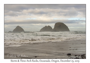 Storm & Three Arch Rocks