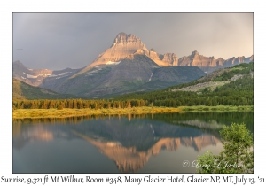 Sunrise on 9,321 ft Mt Wilbur