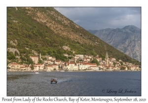 Perast from Lady of the Rocks Church