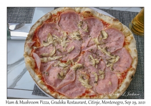 Ham & Mushroom Pizza