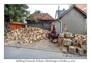 Splitting Firewood