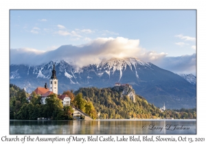Church of the Assumption of Mary, Bled Castle & Clouds
