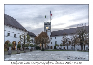Ljubljana Castle Courtyard
