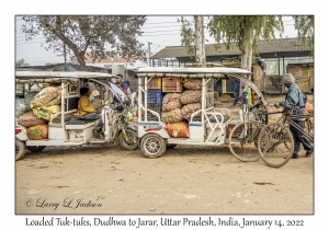 Loaded Tuk-tuks