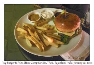 Veg Burger & Fries