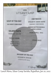 Lunch Menu