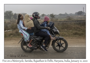 Five on a Motorcycle