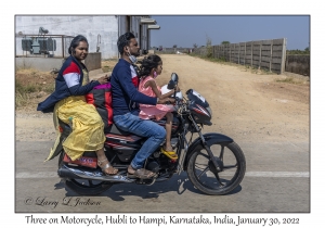 Three on a Motorcycle