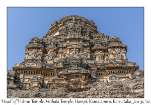 Head Part of Vishnu Temple