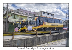 Protester's Buses