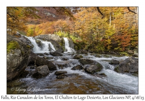 Rio Canadon de los Toros Falls