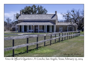 Fence & Officer's Quarters 1