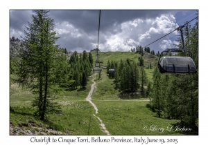 Chairlift to Cinque Torri