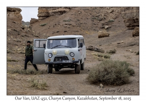 2025-09-18#9549 Our Van, UAZ-452, Charyn Canyon, Kazakhstan