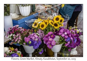 2025-09-20#9888 Flowers, Green Market, Almaty, Kazakhstan