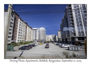 2025-09-21#4953 Driving Photo, Apartments, Bishkek, Kyrgyzstan