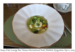 2025-09-21#5551 Soup, d-bar Lounge Bar, Damas Intl Hotel, Bishkek, Kyrgyzstan