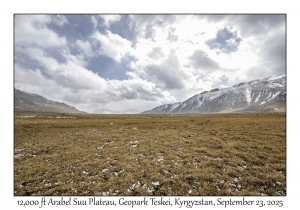 12,000 ft Arabel Suu Plateau