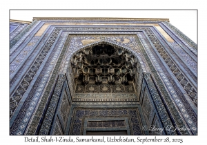 2025-09-27#2175 Detail, Shah-I-Zinda, Samarkand, Uzbekistan