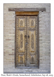 2025-09-27#2212 Door, Shah-I-Zinda, Samarkand, Uzbekistan