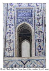 2025-09-27#2213 Detail, Shah-I-Zinda, Samarkand, Uzbekistan