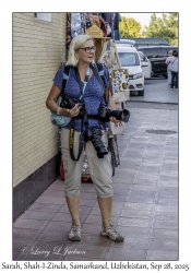 2025-09-27#2216 Sarah, Shah-I-Zinda, Samarkand, Uzbekistan