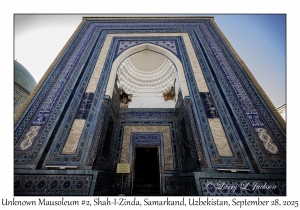 2025-09-27#5350 Unknown Mausoleum #2, Shah-I-Zinda, Samarkand, Uzbekistan