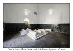 2025-09-27#5356 Tombs, Shah-I-Zinda, Samarkand, Uzbekistan