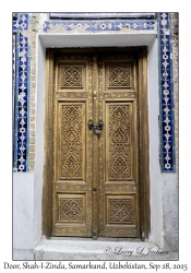 2025-09-27#5360 Door, Shah-I-Zinda, Samarkand, Uzbekistan