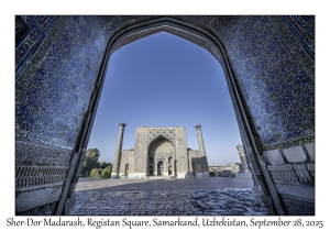2025-09-28#5385 Sherdor Madarash, Registan Square, Samarkand, Uzbekistan